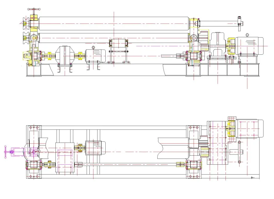 Operation manual of three roller roll bending machine