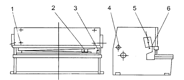 shearing machine frame