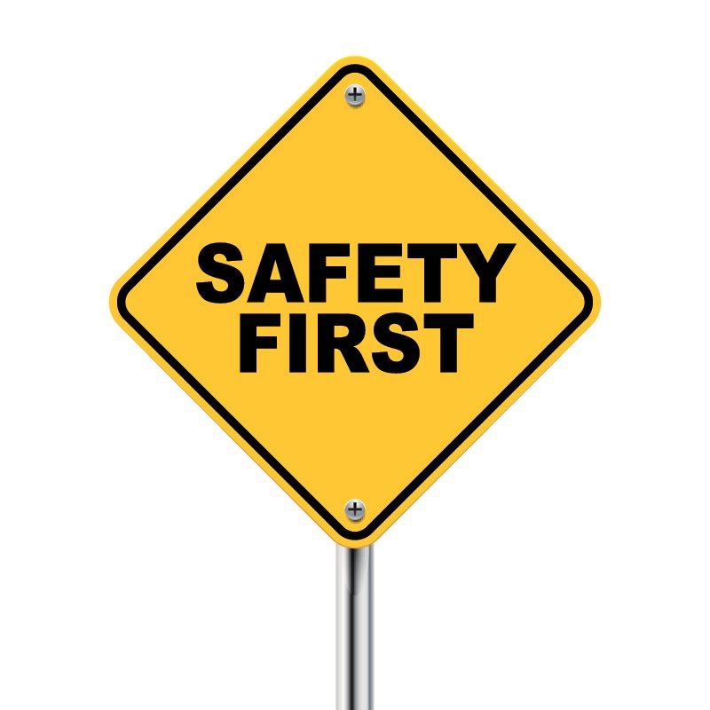 Safety procedures for guillotine shears