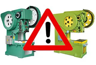 12 Safety Warnings for Punch Press Machine 29
