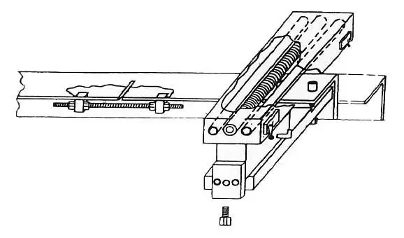 GUILLOTINE SHEARS BACK-GAUGE ASSEMBLY