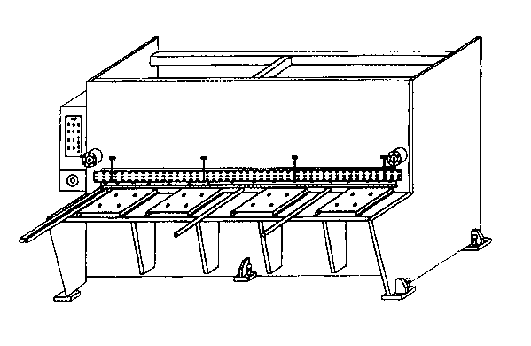 Hydraulic Guillotine Shears Drawing