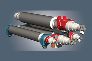 The structure of four roller plate bending machine