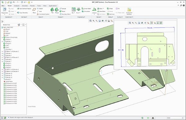 Design and draw drawings of sheet metal parts