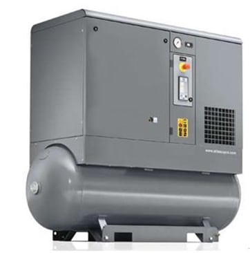 Air compressor, gas storage tank