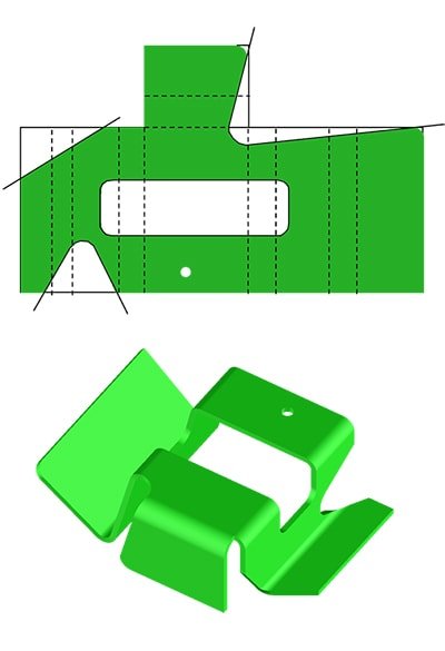 Proceso de plegado de chapas metálicas