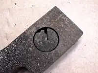 Carbon steel cutting defects