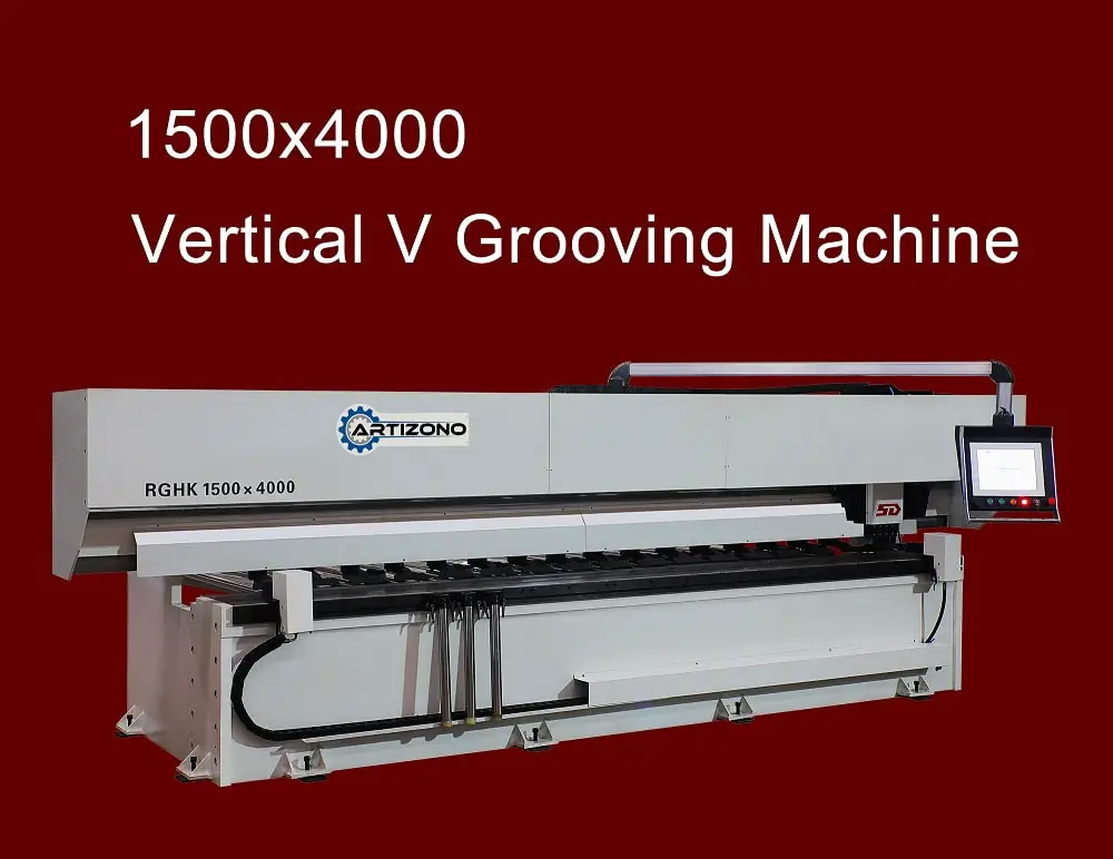 RGHK-1500x4000 Vertical CNC V Grooving Machine