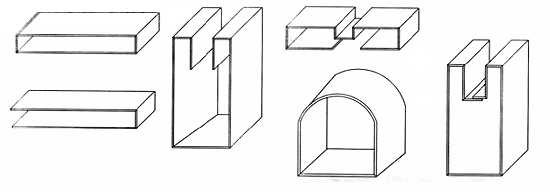 Workpiece cross section shape