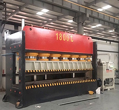 Door frame embossing machine