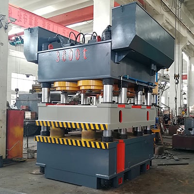 Three beam eight-column embossing machine