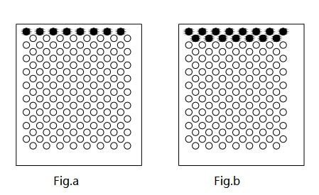 Figura 1-1 Diagrama esquemático de la perforación de agujeros densos