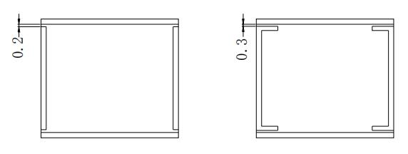 Figura 1-36 la separación entre el lapeado de la curva