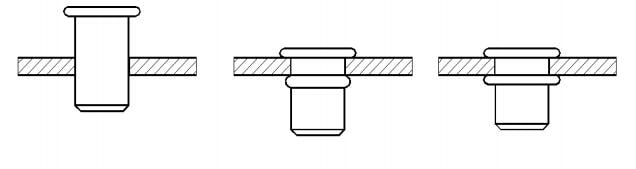 Figure 1-44 Schematic diagram of the pull riveting process