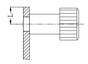 Figure 1-46 Minimum distance between the center line and the edge of the sheet