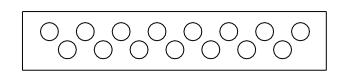 Figure 1-5 dense hole mold