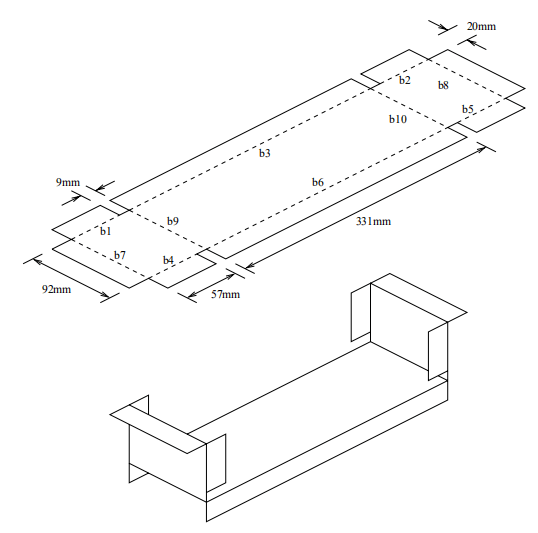 Beispiel für ein Blechteil