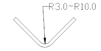 Large Radius Punch R radius