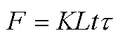 Blanking force F is generally calculated as follows