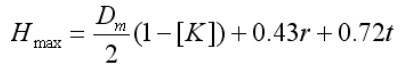 Calculate the height of the hole to determine whether the hole can be successfully turned once