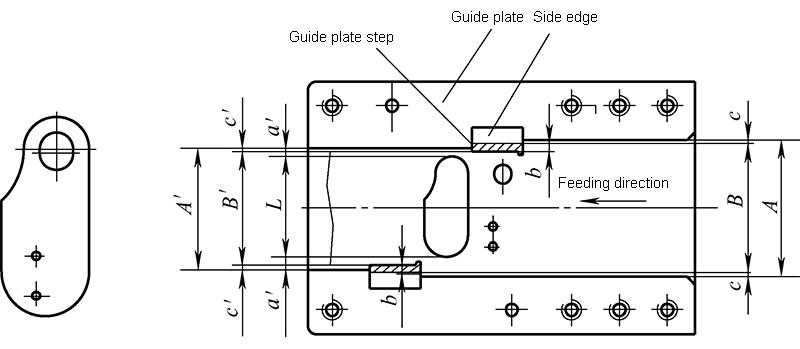 Determination of strip width when side edge positioning