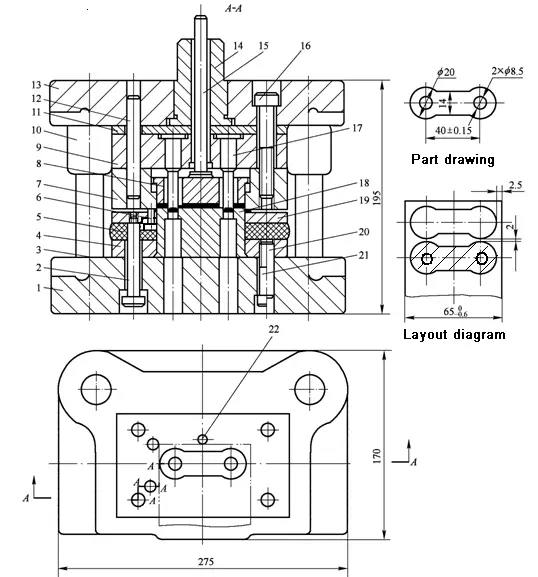 Matriz composta flip-chip