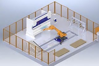 Robotic Press Brake Bending Cell