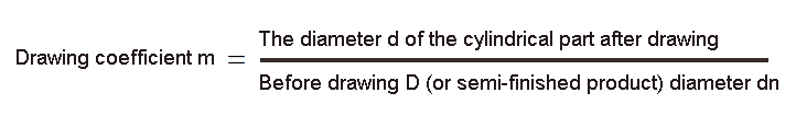 The concept of drawing coefficient