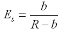 The degree of deformation