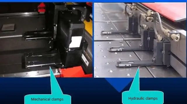 Turret punch clamp