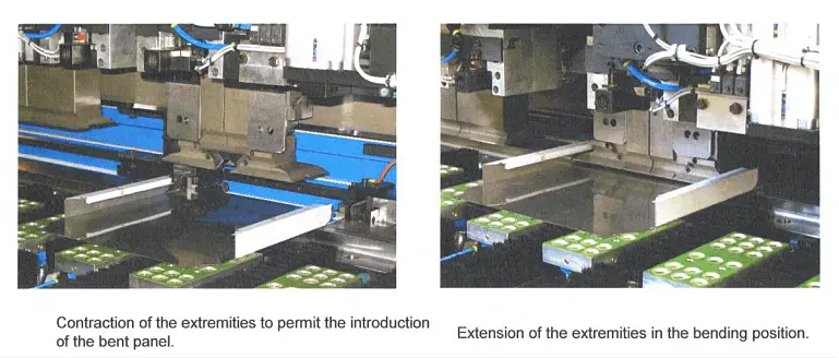 front, reverse, wide, curved and right angle bending of the panel