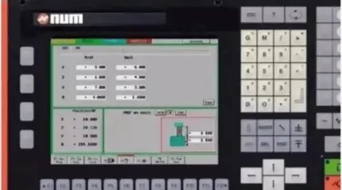 French NUM CNC system