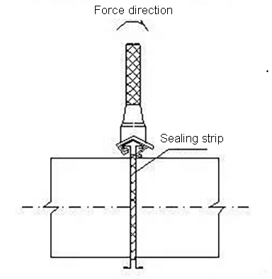 Montar la abrazadera de brida