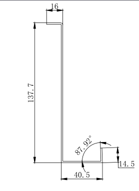 first method to bend a nine-fold profile