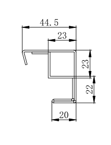 first method to bend a nine-fold profile