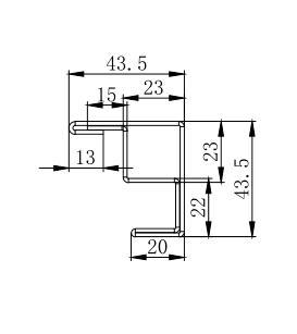 first method to bend a nine-fold profile