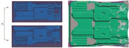 matched-die production process