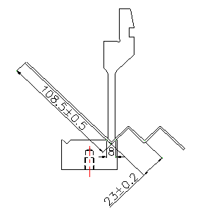 second method to bend a nine-fold profile