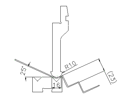 second method to bend a nine-fold profile