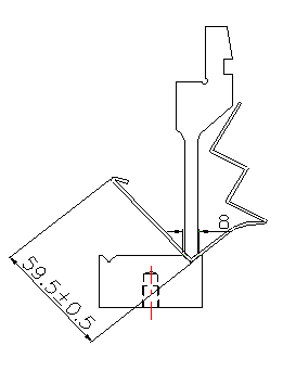 second method to bend a nine-fold profile