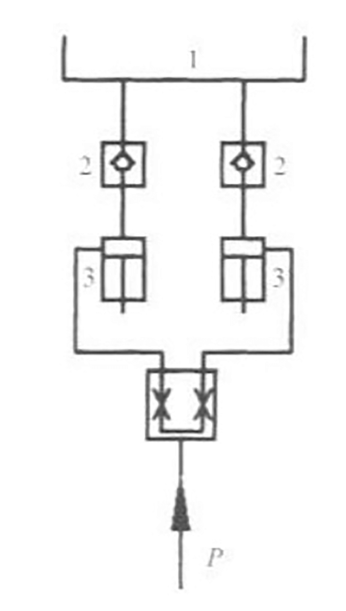 Fig. 1 Oil supply analysis of oil cylinder