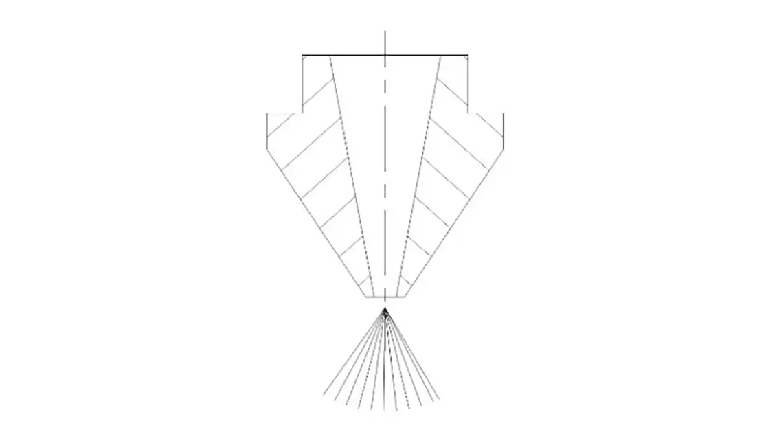 Gas ejection with nozzle