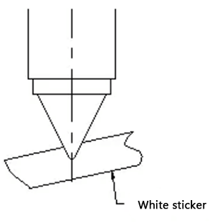 Step 1 of adjusting coaxial