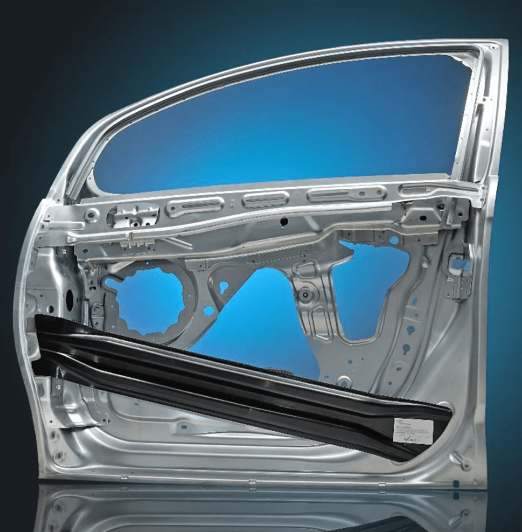 Fig.1 Car door reinforced with glass fiber plastic