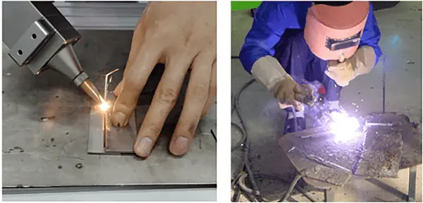 handheld laser welding vs traditional welding