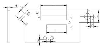 distance between holes