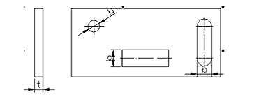 mechanical properties of the material and the thickness of the material