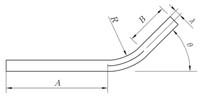 Allgemeine Biegung IV Biegediagramm