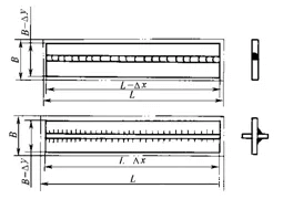 Longitudinal and transverse shrinkage distortion