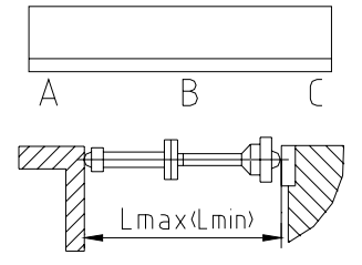 Parallelism between lower blade and stopper